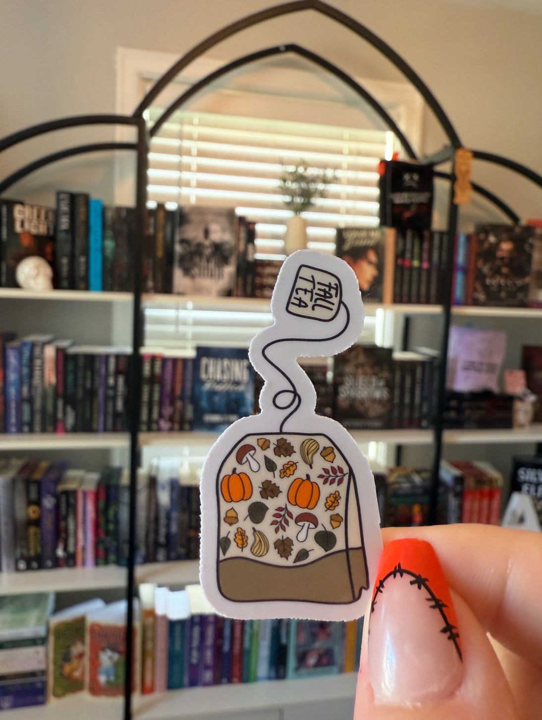 Falling Tea Sticker