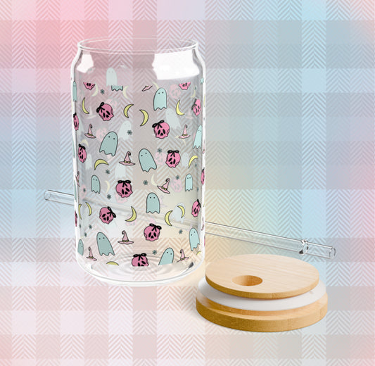 I'm A Pastel Kinda Ghoul 16oz. Glass Cup