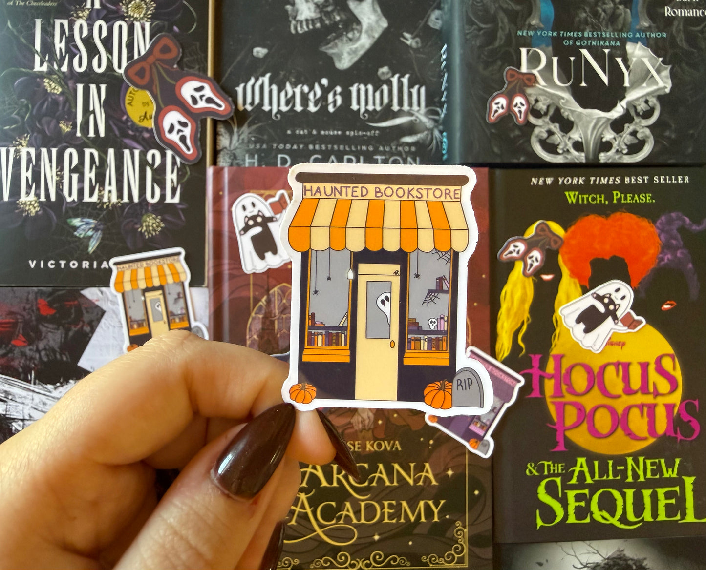 Haunted Bookstore Sticker