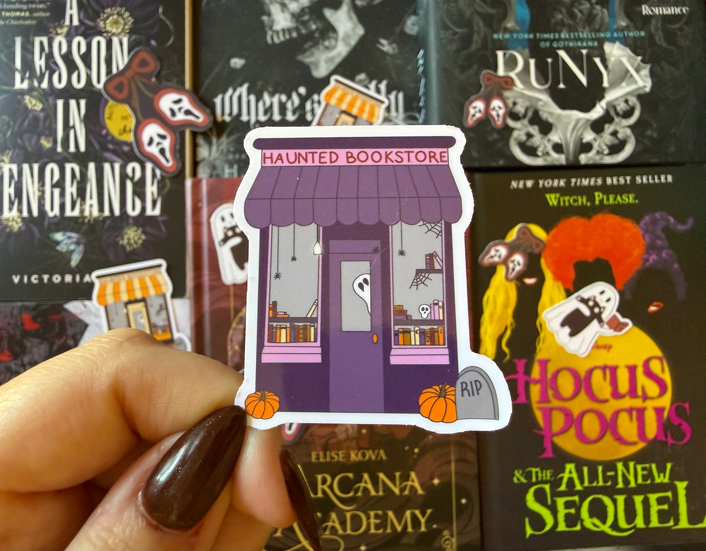 Haunted Bookstore Sticker