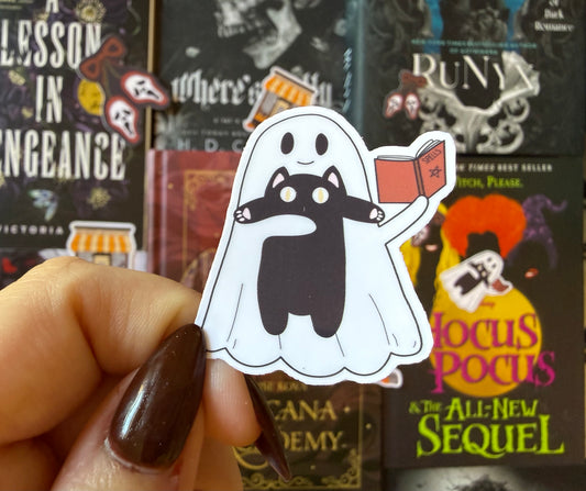 Bookish Ghoul Sticker