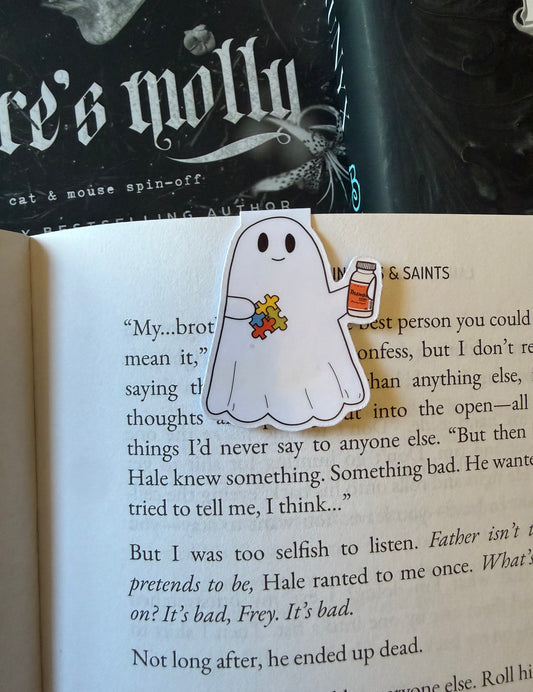 Neurodivergent Ghoul Magnetic Bookmark