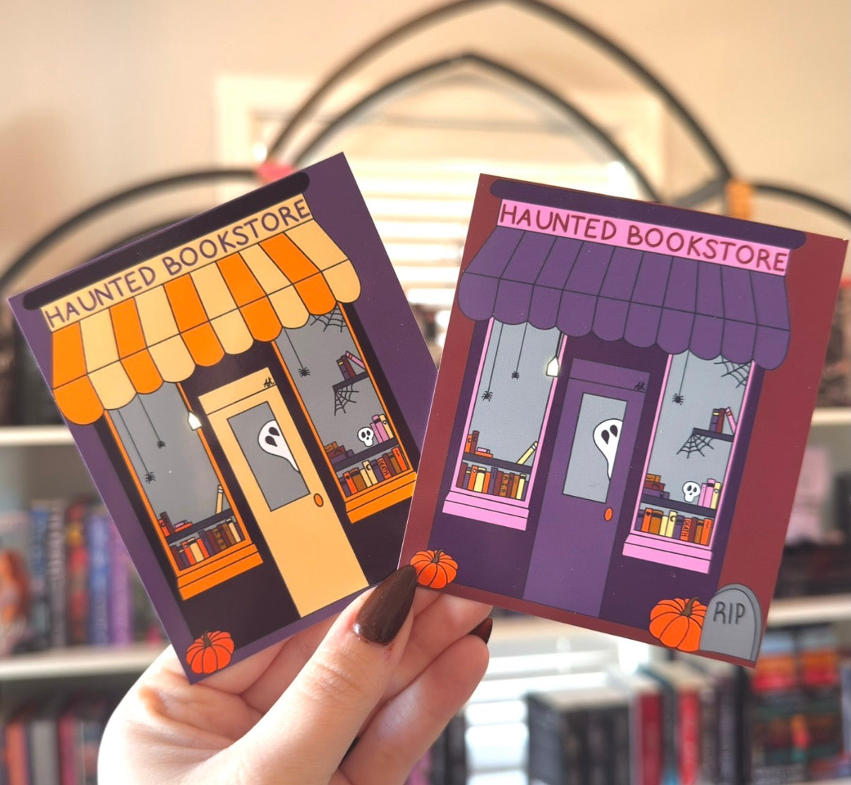 Haunted Bookstore Wide Bookmark