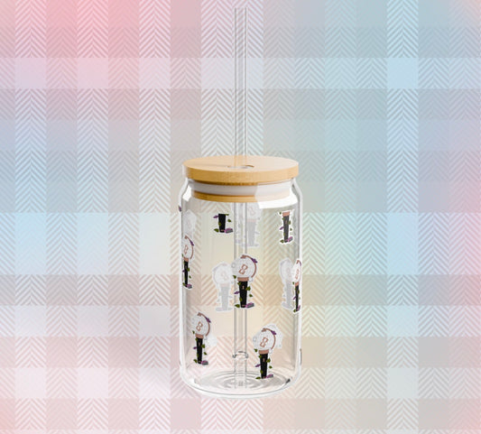 Spooky Lightiny 16oz. Glass Cup