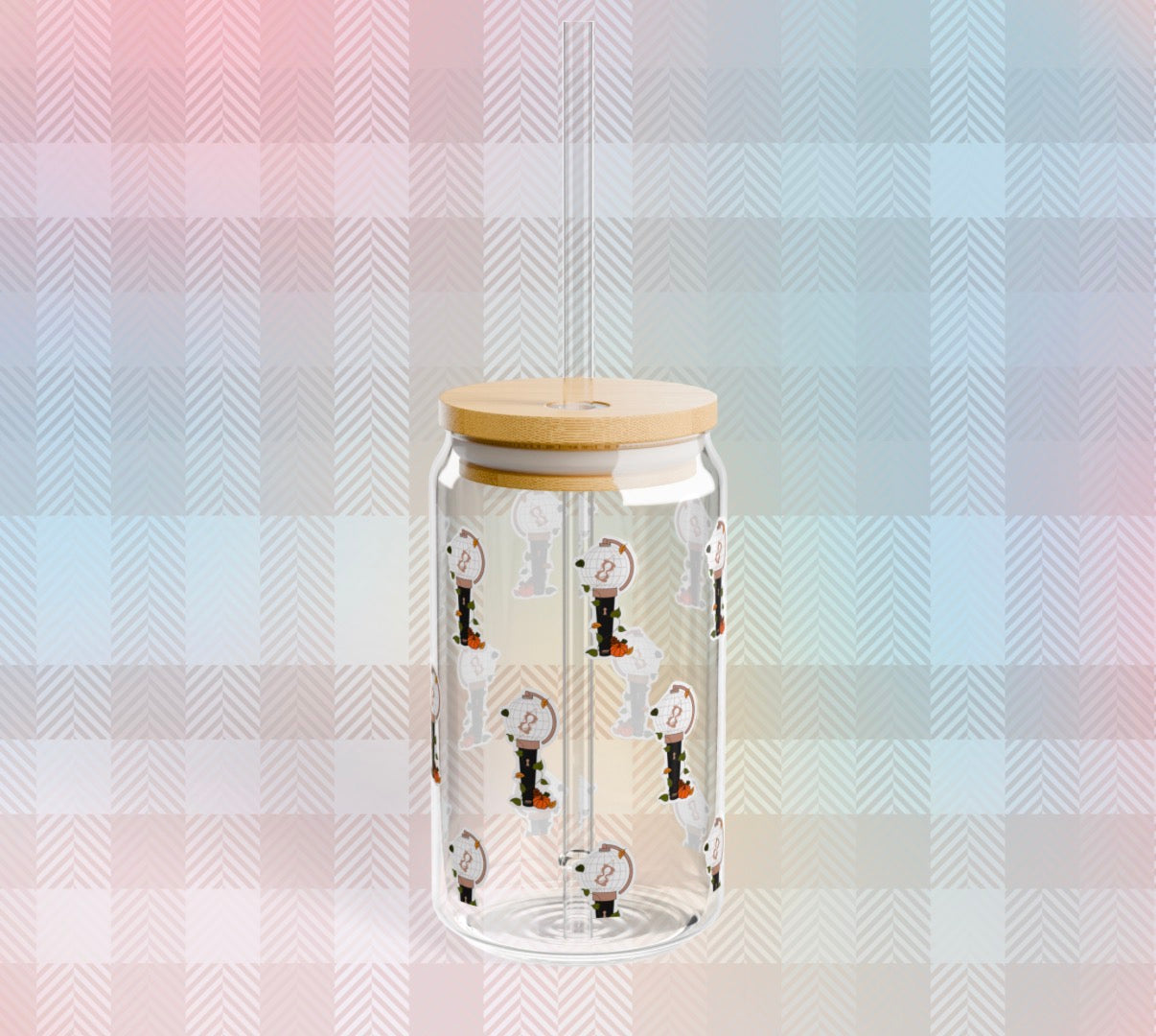 Fall Lightiny 16oz. Glass Cup